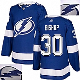 Lightning #30 Bishop Blue With Special Glittery Logo Adidas Jersey,baseball caps,new era cap wholesale,wholesale hats